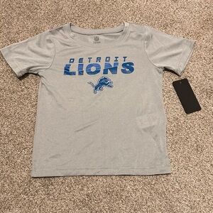 NFL Gray & Blue Detroit Lions Kids Short Sleeve Tee